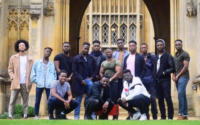 Cambridge university male black students st johns college